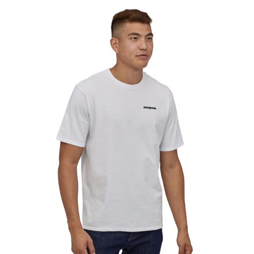 Bilde av Patagonia M P-6 Logo Responsibili-Tee Hvit